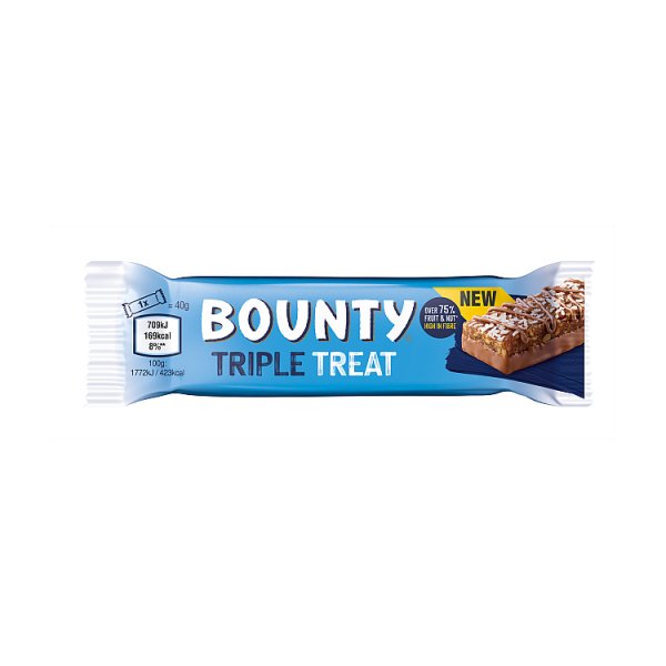 Bounty Triple Treat Fruit And Nut Chocolate Bar - Exotic Blends Fmcg 